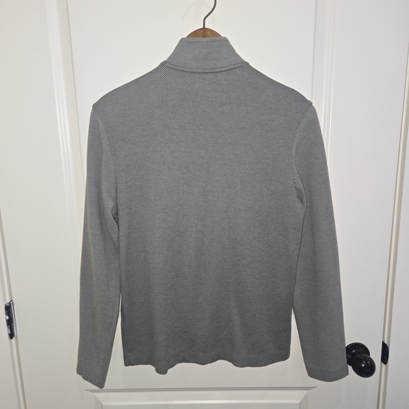 Alfani Men's Gray Zip-Up Sweater - Picture 3 of 3